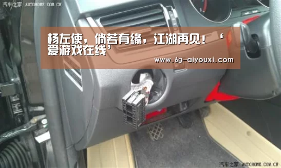 杨左使,倘若有缘,江湖再见!‘爱游戏在线’(图1) 爱游戏官网